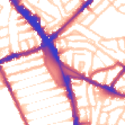 Daytime road noise heatmap for N15 3DU