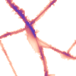 Night-time road noise heatmap for N15 3DU