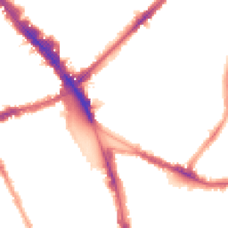 Night-time road noise heatmap for N15 3DW