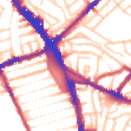 Daytime road noise heatmap for N15 3DX