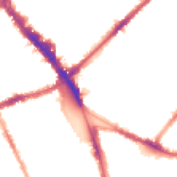 Night-time road noise heatmap for N15 3ED