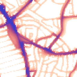 Daytime road noise heatmap for N15 3EN