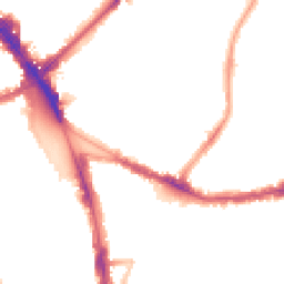 Night-time road noise heatmap for N15 3EN