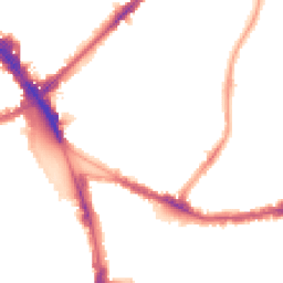 Night-time road noise heatmap for N15 3EP