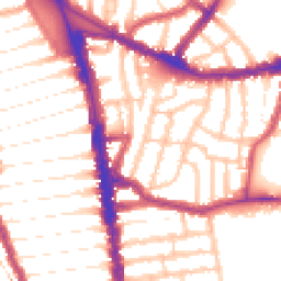 Daytime road noise heatmap for N15 3JS