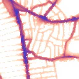 Daytime road noise heatmap for N15 3JT