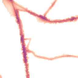 Night-time road noise heatmap for N15 3JT