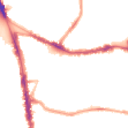 Night-time road noise heatmap for N15 3JX
