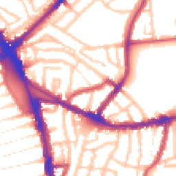 Daytime road noise heatmap for N15 3PR