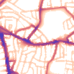 Daytime road noise heatmap for N15 3QB