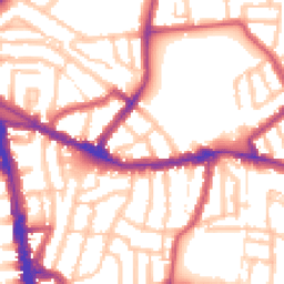 Daytime road noise heatmap for N15 3QH