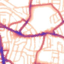 Daytime road noise heatmap for N15 3QP