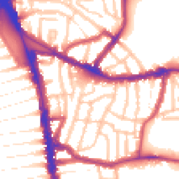 Daytime road noise heatmap for N15 3RF