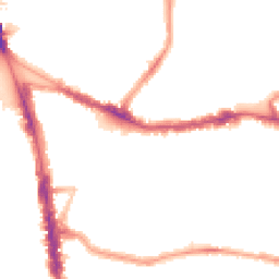 Night-time road noise heatmap for N15 3RH