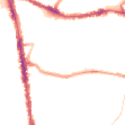 Night-time road noise heatmap for N15 3SX