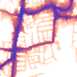 Daytime road noise heatmap for N15 4AS
