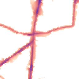 Night-time road noise heatmap for N15 4DA