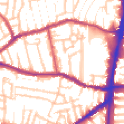 Daytime road noise heatmap for N15 4FU