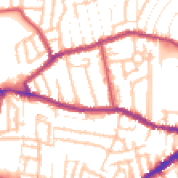 Daytime road noise heatmap for N15 4HA