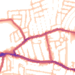 Daytime road noise heatmap for N15 4HQ