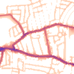 Daytime road noise heatmap for N15 4LA