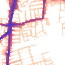 Daytime road noise heatmap for N15 4PF