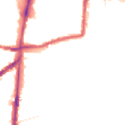 Night-time road noise heatmap for N15 4PF