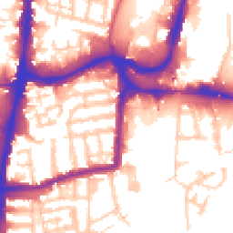 Daytime road noise heatmap for N15 4QT
