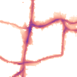 Night-time road noise heatmap for N15 4UF