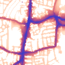 Daytime road noise heatmap for N15 4UG