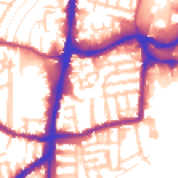 Daytime road noise heatmap for N15 4UH