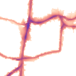 Night-time road noise heatmap for N15 4UH