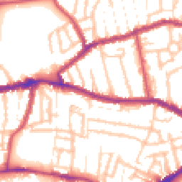 Daytime road noise heatmap for N15 5AG