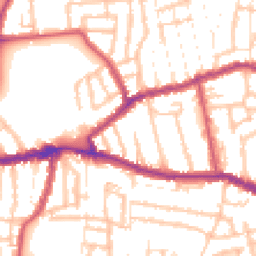 Daytime road noise heatmap for N15 5AW