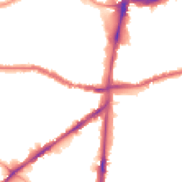 Night-time road noise heatmap for N15 5BX