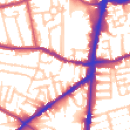Daytime road noise heatmap for N15 5DR