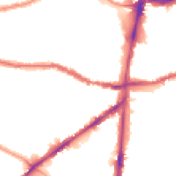 Night-time road noise heatmap for N15 5DR
