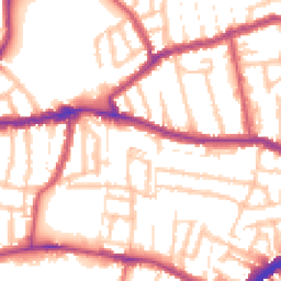 Daytime road noise heatmap for N15 5EB
