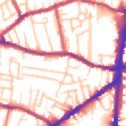 Daytime road noise heatmap for N15 5EJ
