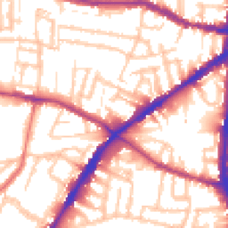 Daytime road noise heatmap for N15 5HT