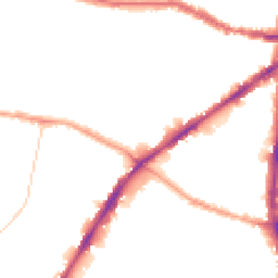 Night-time road noise heatmap for N15 5HT