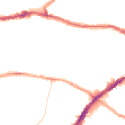Night-time road noise heatmap for N15 5JG