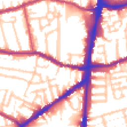 Daytime road noise heatmap for N15 5NR