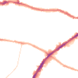 Night-time road noise heatmap for N15 5PU