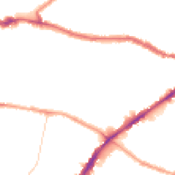 Night-time road noise heatmap for N15 5PY