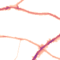 Night-time road noise heatmap for N15 5QG