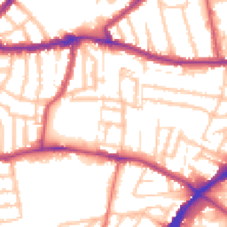 Daytime road noise heatmap for N15 5QT