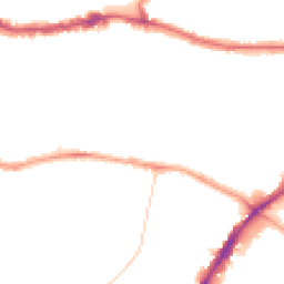 Night-time road noise heatmap for N15 5QZ