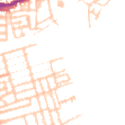 Daytime road noise heatmap for N15 6BY