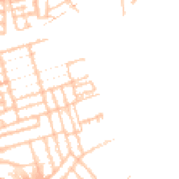 Daytime road noise heatmap for N15 6DA